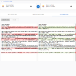Shows the difference of the reconstructed Dockerfile.